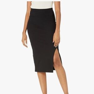 The Drop Veronique high waist slit skirt.  Black. Size Small.  NWT in poly bag
